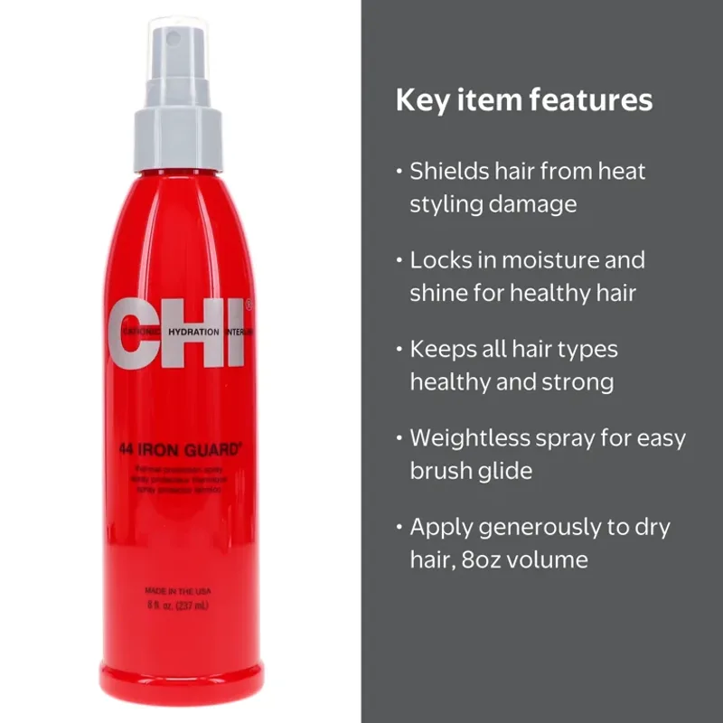 CHI 44 Iron Guard Thermal Protecting Spray, 8.5 Fl Oz CHI 44 Iron Guard Thermal Protecting Spray, 8.5 Fl Oz