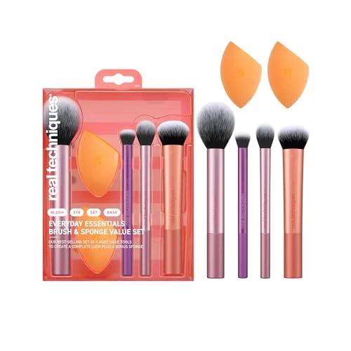 Real Techniques 6 Piece Everyday Essentials Set Real Techniques 6 Piece Everyday Essentials Set