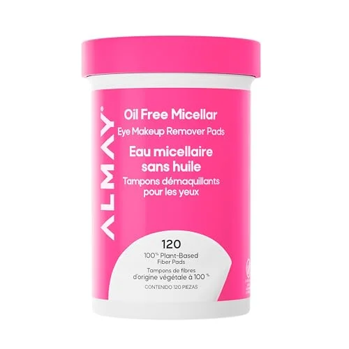 Almay Oil-Free Micellar Eye Makeup Remover Pads (120 Ct)