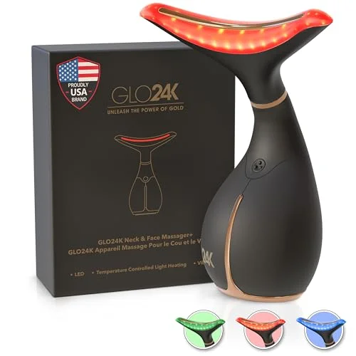 GLO24K LED Face Massager and Neck Wand