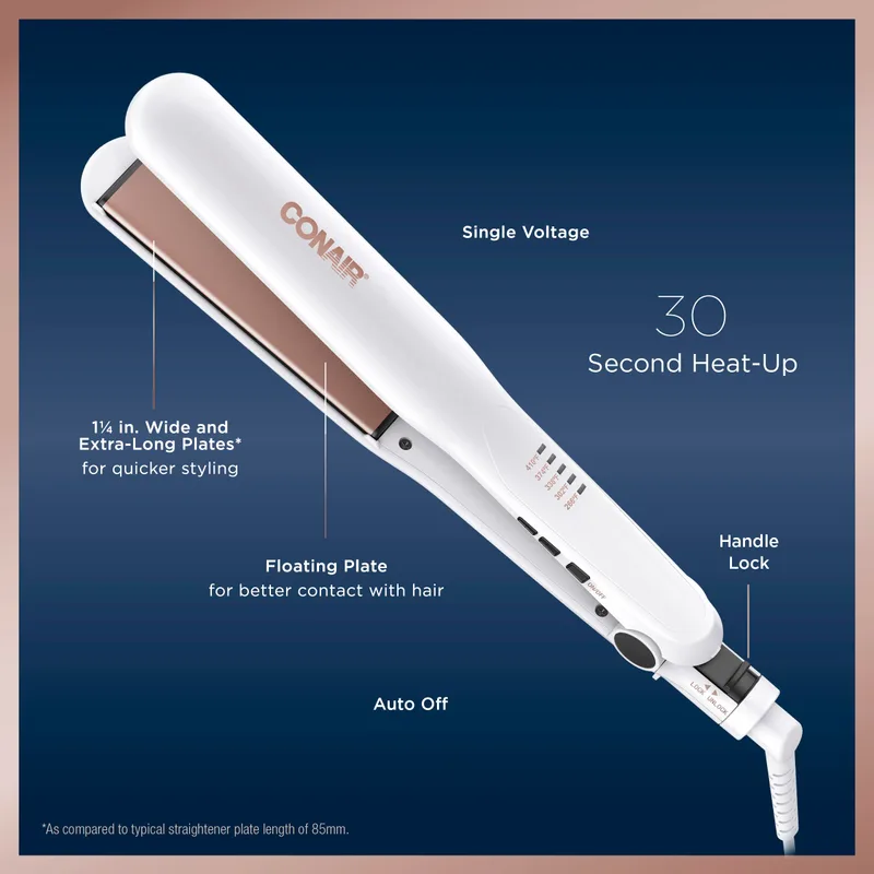 Conair Double Ceramic Flat Iron (1-Inch, Digital) Conair Double Ceramic Flat Iron (1-Inch, Digital)
