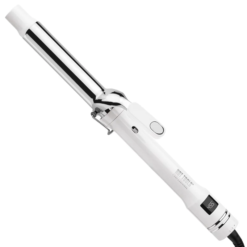 HOT Tools Pro Artist White Gold Digital Curling Iron, 1 Inch HOT Tools Pro Artist White Gold Digital Curling Iron, 1 Inch