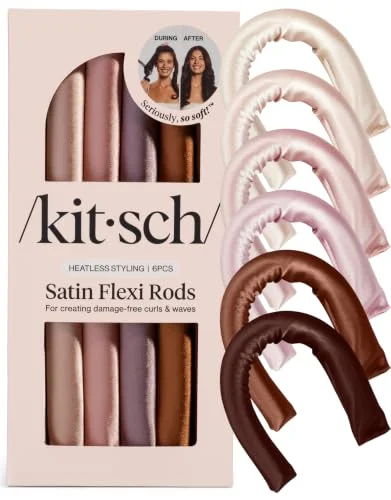 Kitsch Satin Flexi Rods (6 pcs, Rosewood) Kitsch Satin Flexi Rods (6 pcs, Rosewood)