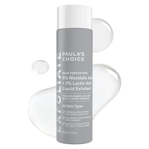 Paula's Choice 6% Mandelic + 2% Lactic Acid Liquid Exfoliant Paula's Choice 6% Mandelic + 2% Lactic Acid Liquid Exfoliant