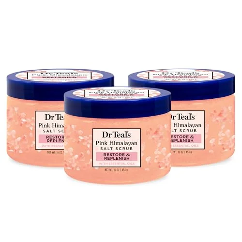 Dr Teal's Pink Himalayan Salt Body Scrub (3 Pack)