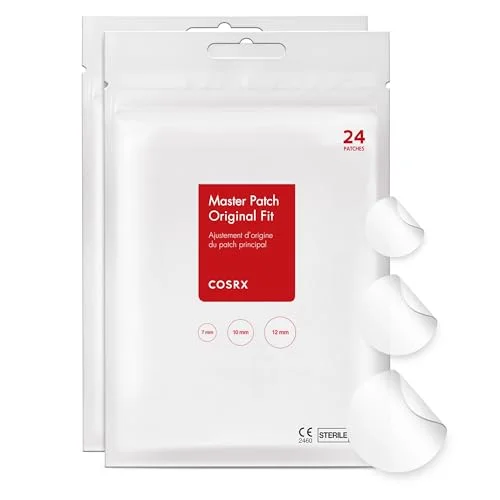 COSRX Acne Pimple Patches, 3 Size (48 Count) COSRX Acne Pimple Patches, 3 Size (48 Count)
