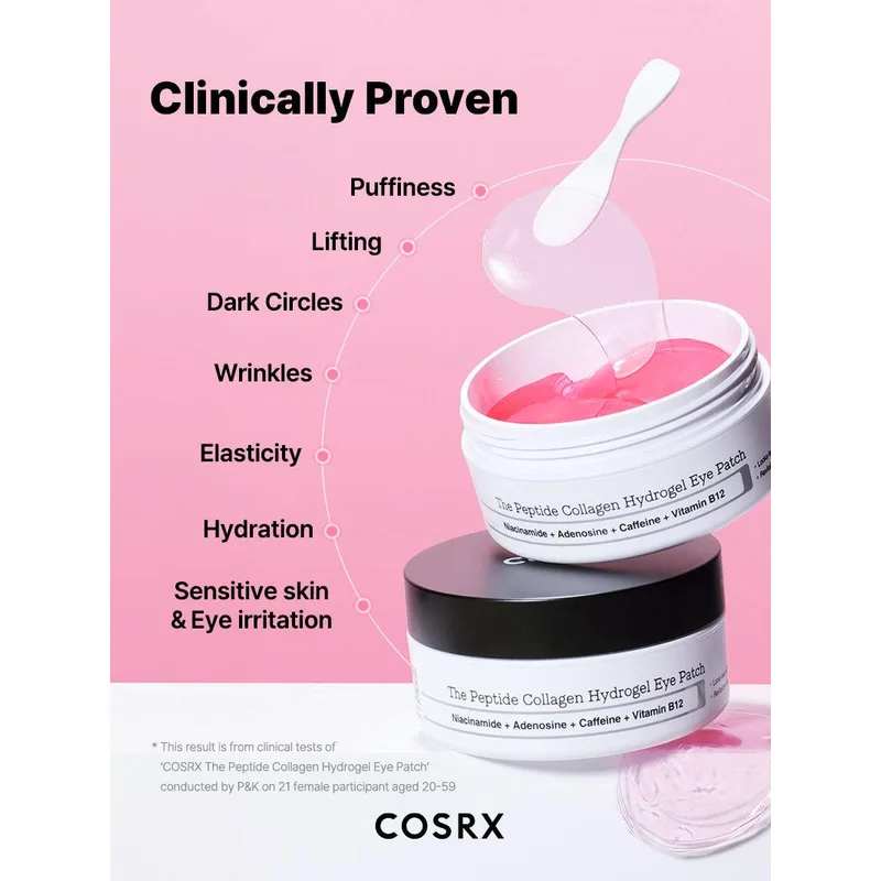 COSRX Pink Peptides Collagen Hydrogel Eye Patch