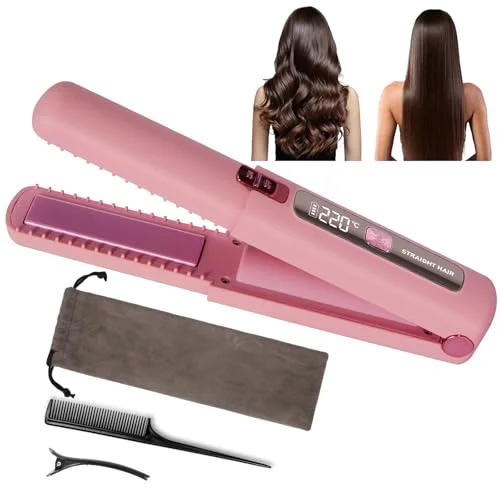 LAMA Portable 2-in-1 Straightener & Curler