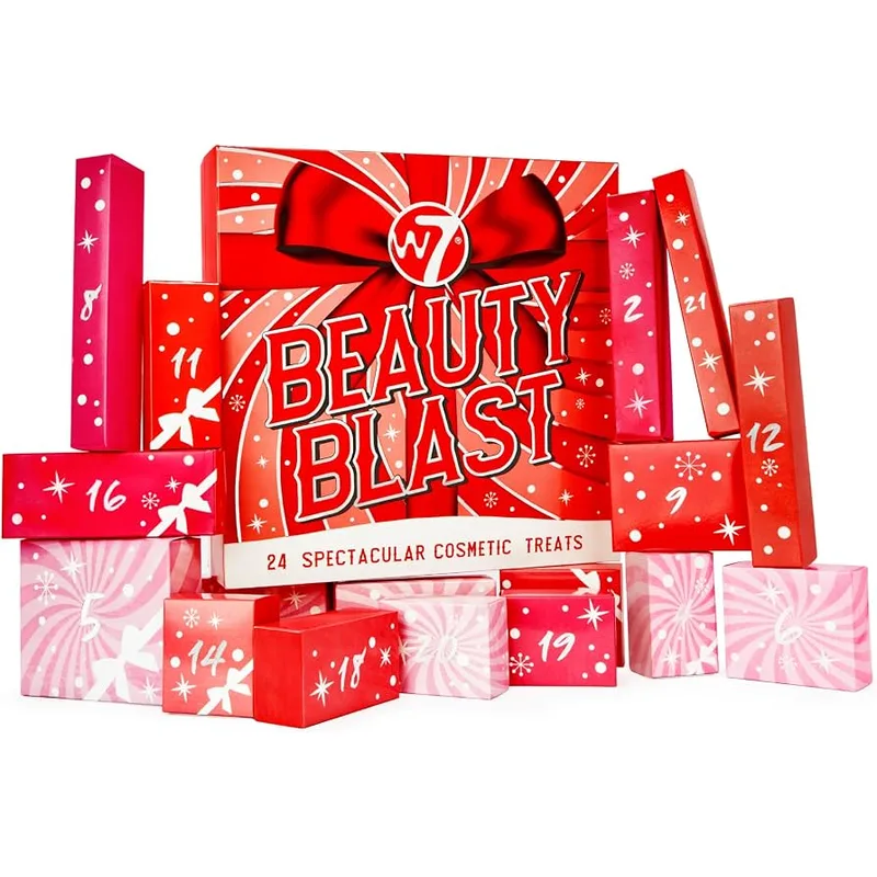 W7 Beauty Blast 2026 Makeup Advent Calendar - 24 Cosmetic Treats