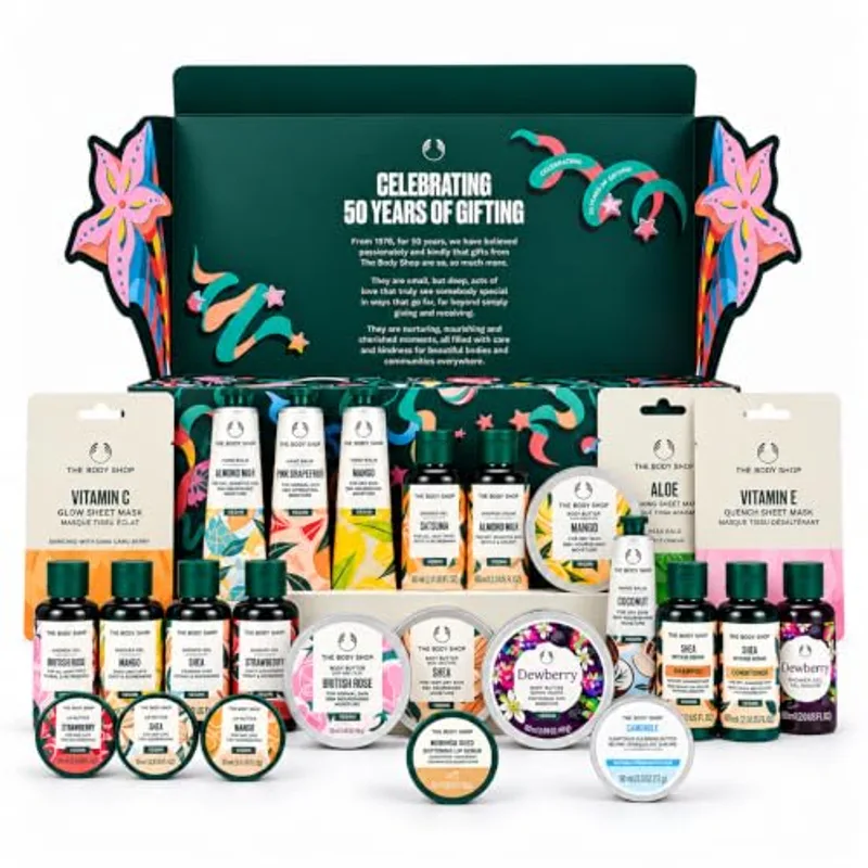 The Body Shop Classic Beauty Advent Calendar Gift Set (Set of 24)